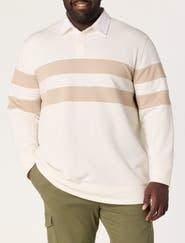 True Nation by DXL Big & Tall Rugby Polo Shirt V2