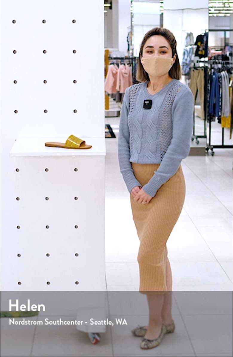 The Lianne Woven Slide Sandal, sales video thumbnail