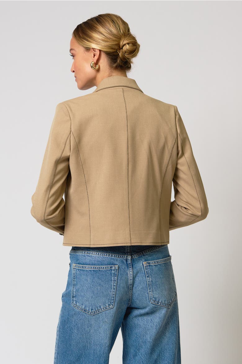 Paulie 4 Pocket Jacket, Alternate, color, Khaki