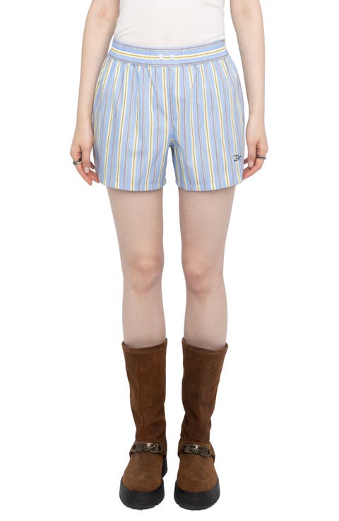 Pax Pop Multistripe Cotton Shorts