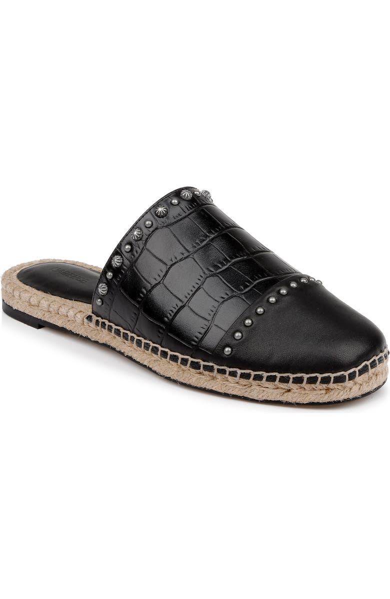 L'AGENCE Helenor Croc Embossed Mule, Main, color,