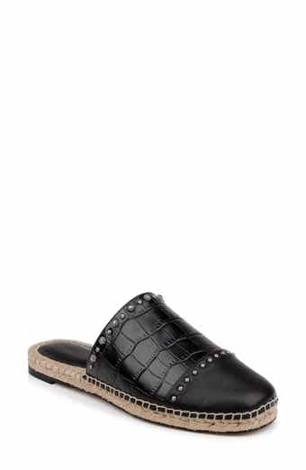 L'AGENCE Helenor Croc Embossed Mule
