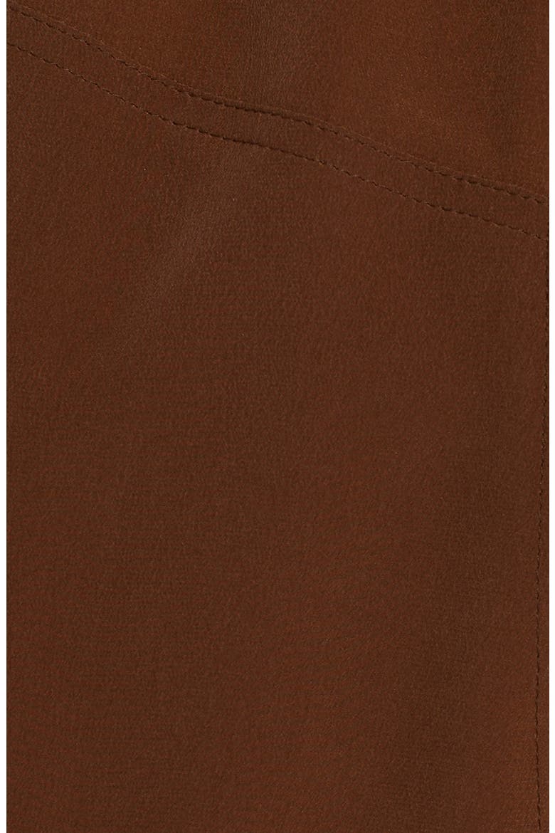 Paperbag Waist Washed Silk Crêpe de Chine Shorts, Alternate, color, OAK