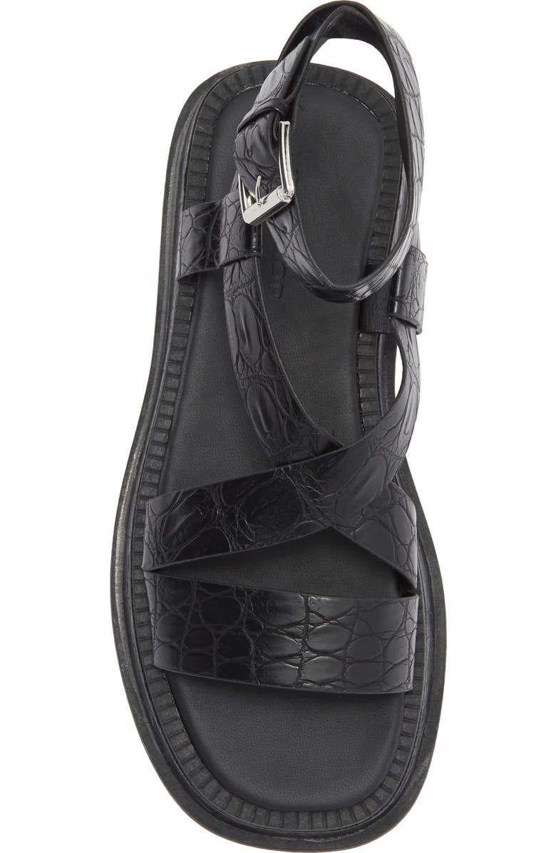 Topshop Jasmine Chunky Wedge Sandal, Alternate, color,