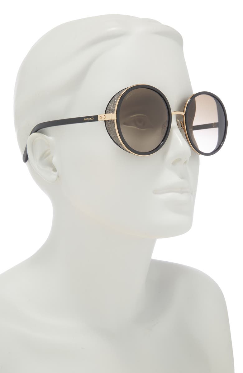 Jimmy Choo 'Andies' 54mm Round Sunglasses, Alternate, color, 