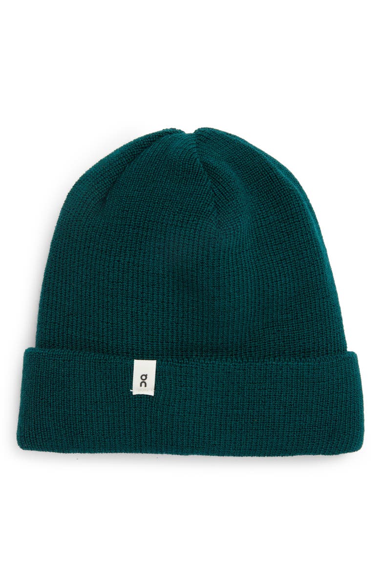 On Organic Merino Wool Beanie, Main, color,