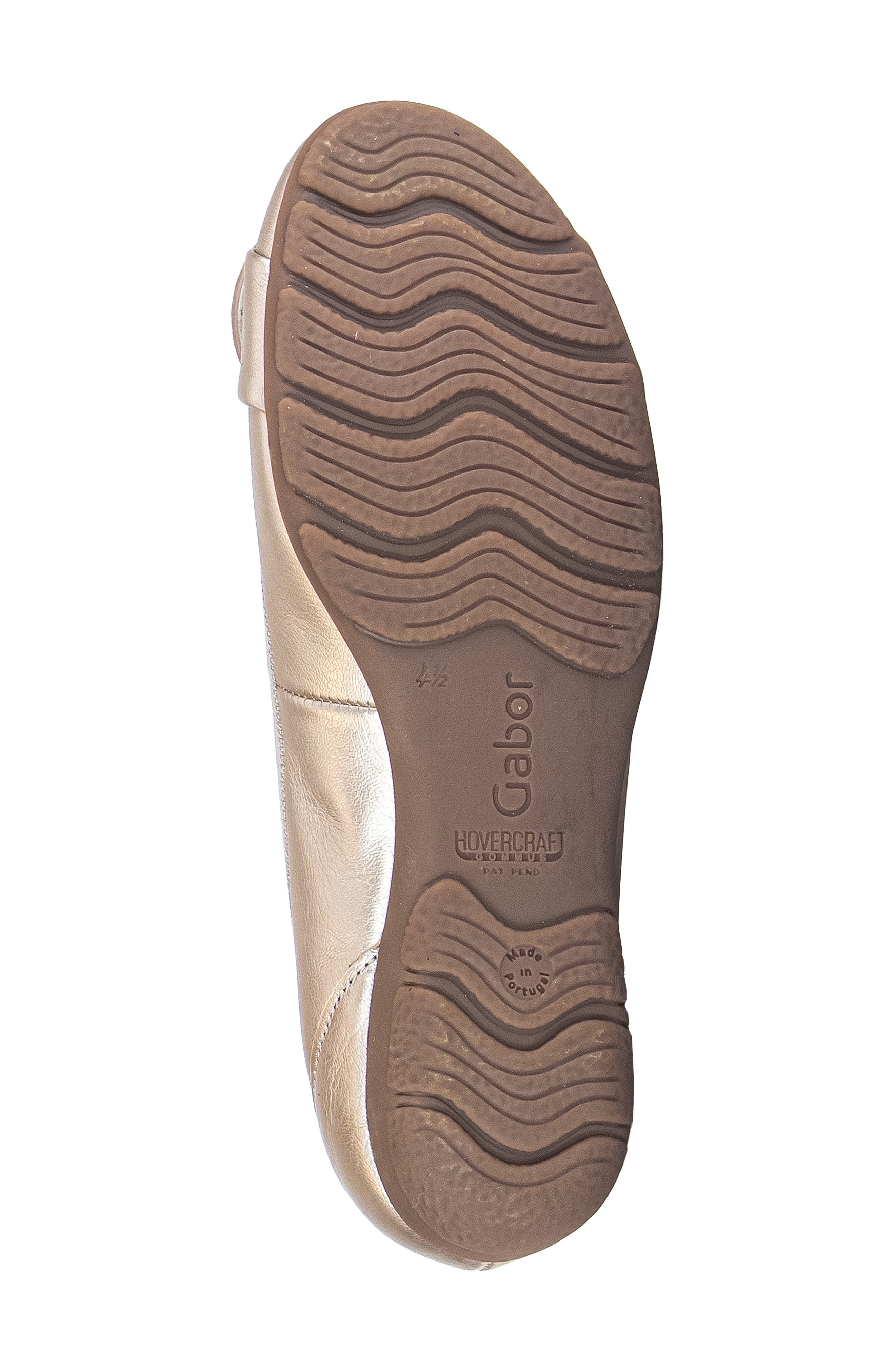 Gabor Buckled Flat, Alternate, color, Puder