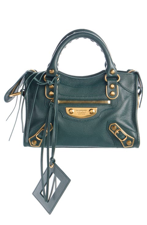 Mini Le City Uptown Leather Top Handle Bag