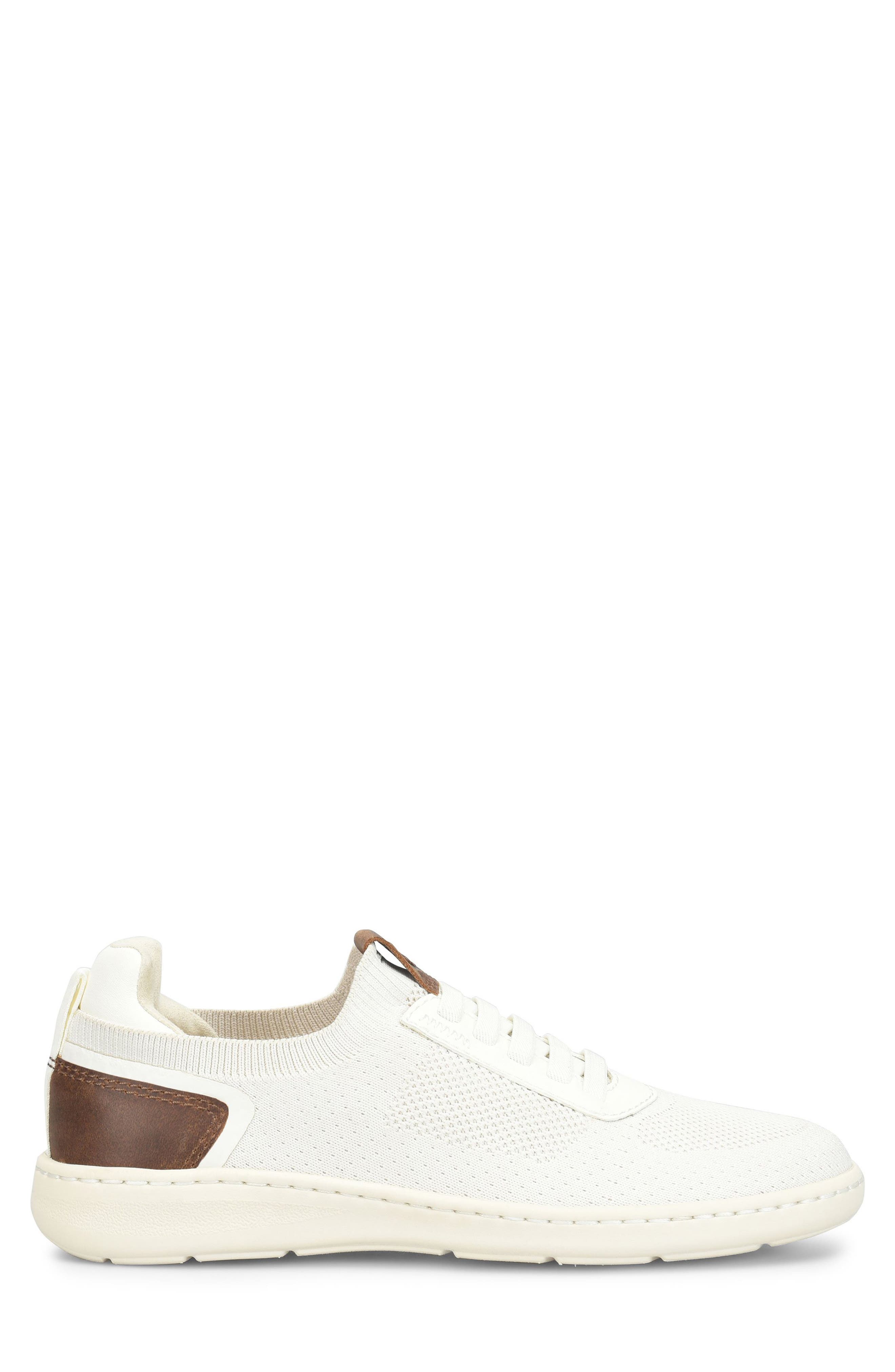Børn Conrad III Sneaker, Alternate, color, White Knit