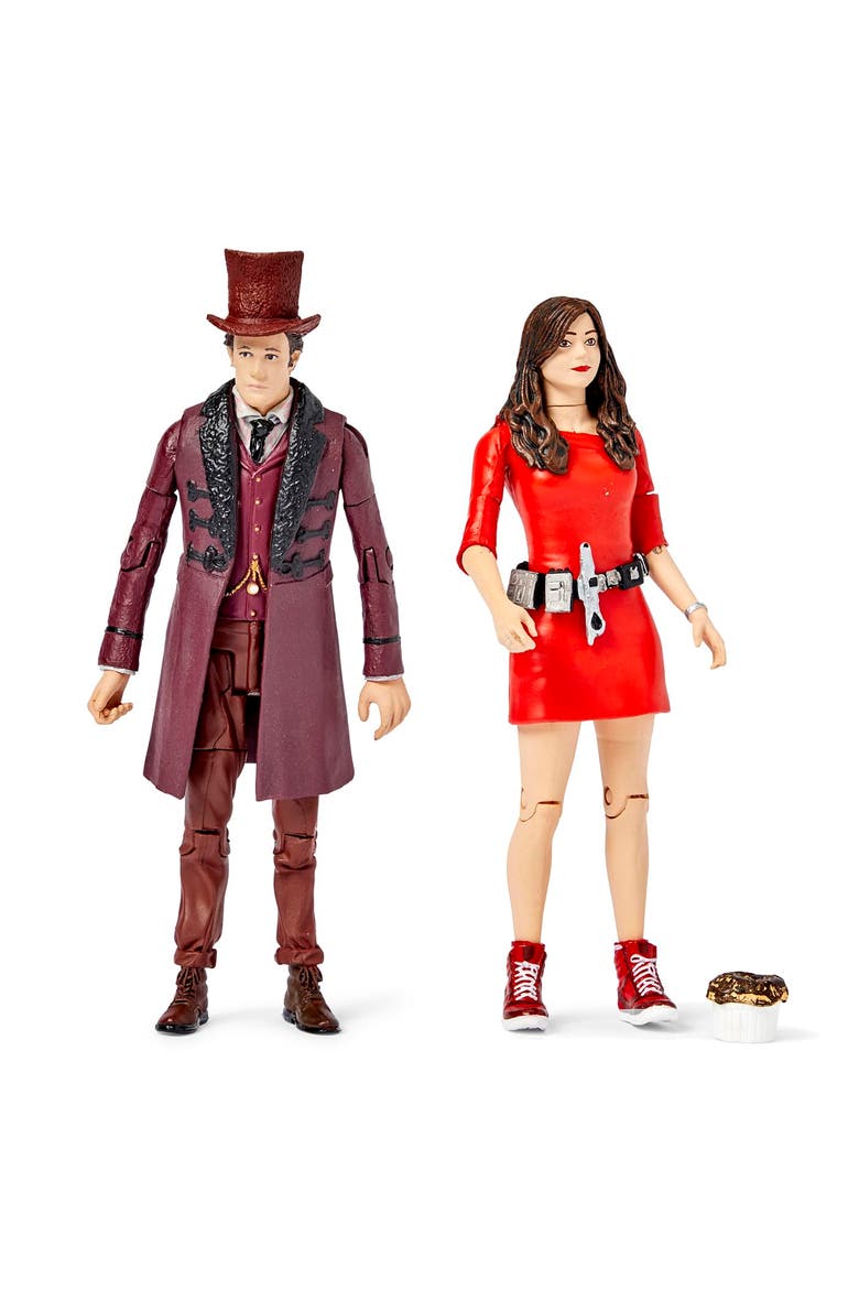 Doctor Who The Impossible Set w/ 11th Doctor & Oswin Oswald 5" Action Figures, Main, color, Red/White