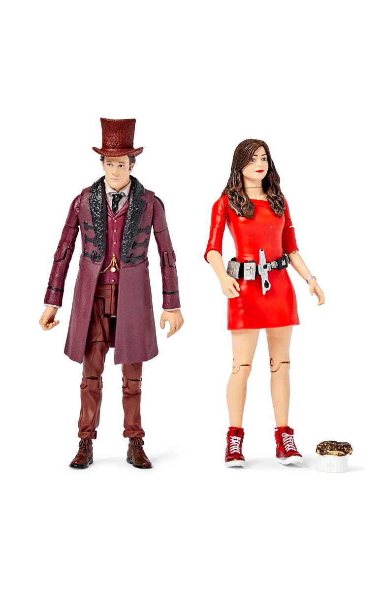 Toynk Doctor Who The Impossible Set w/ 11th Doctor & Oswin Oswald 5" Action Figures, Main, color, Red/White