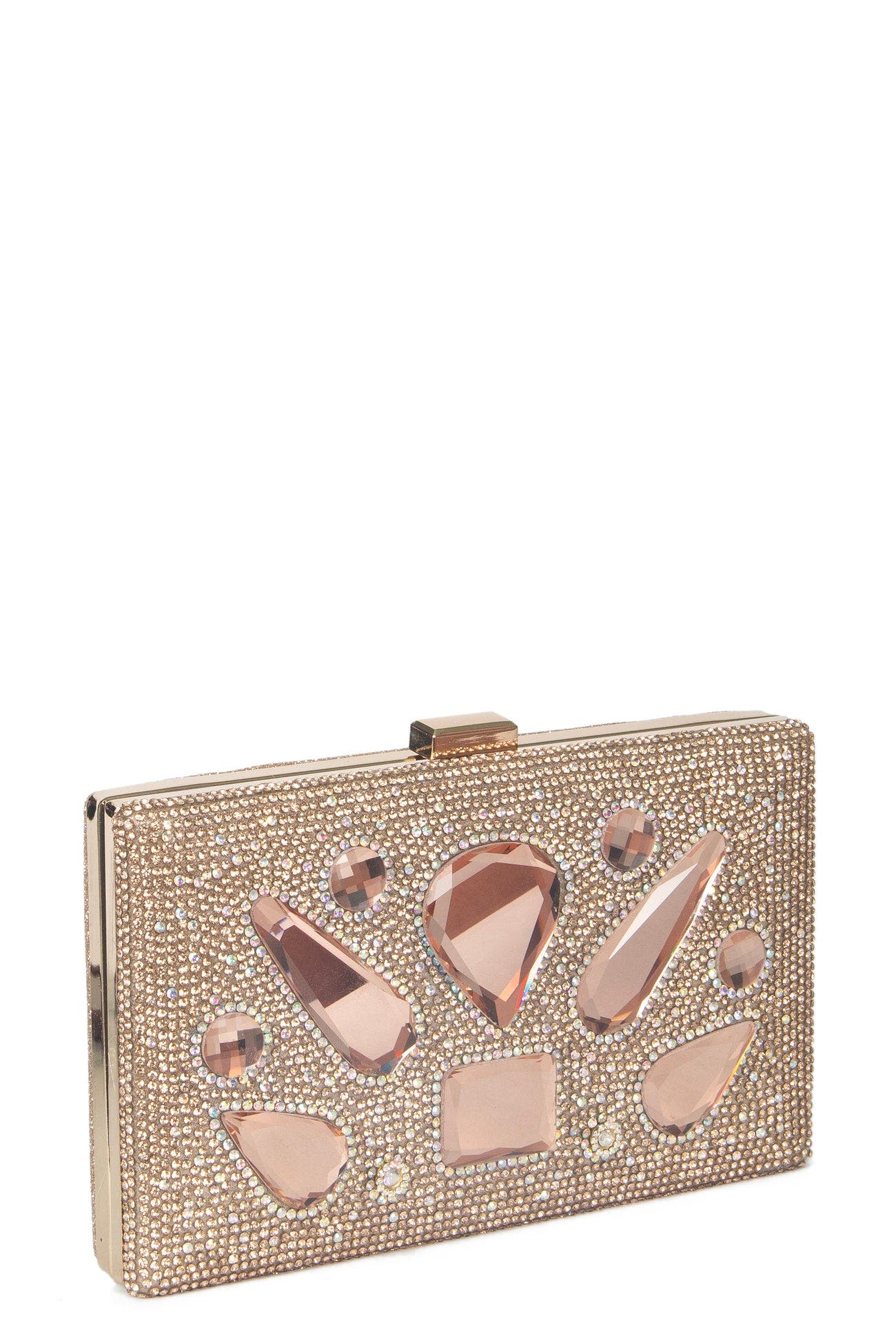 Lauren Lorraine Sheena Clutch, Alternate, color, Rose Gold