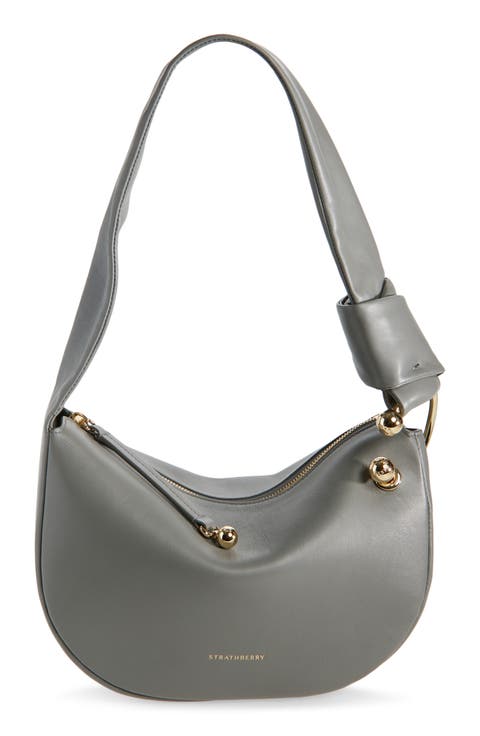 Mini Halo Leather Shoulder Bag