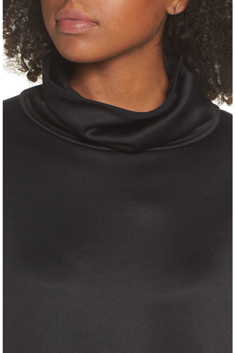 Cozy Slacker Poncho Top, Alternate, color, TNF BLACK