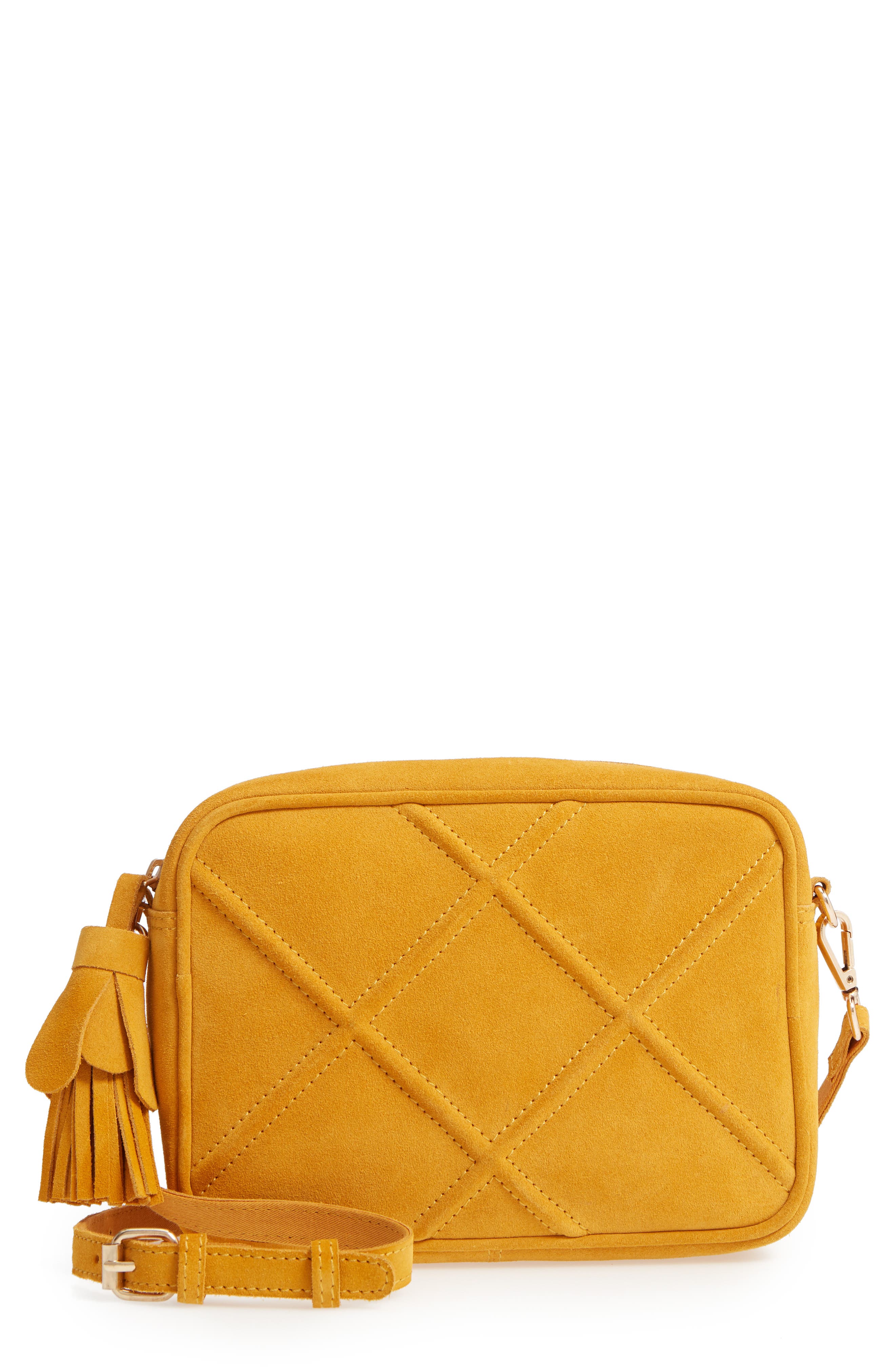Leith Quilted Leather Crossbody Bag, Main, color, 