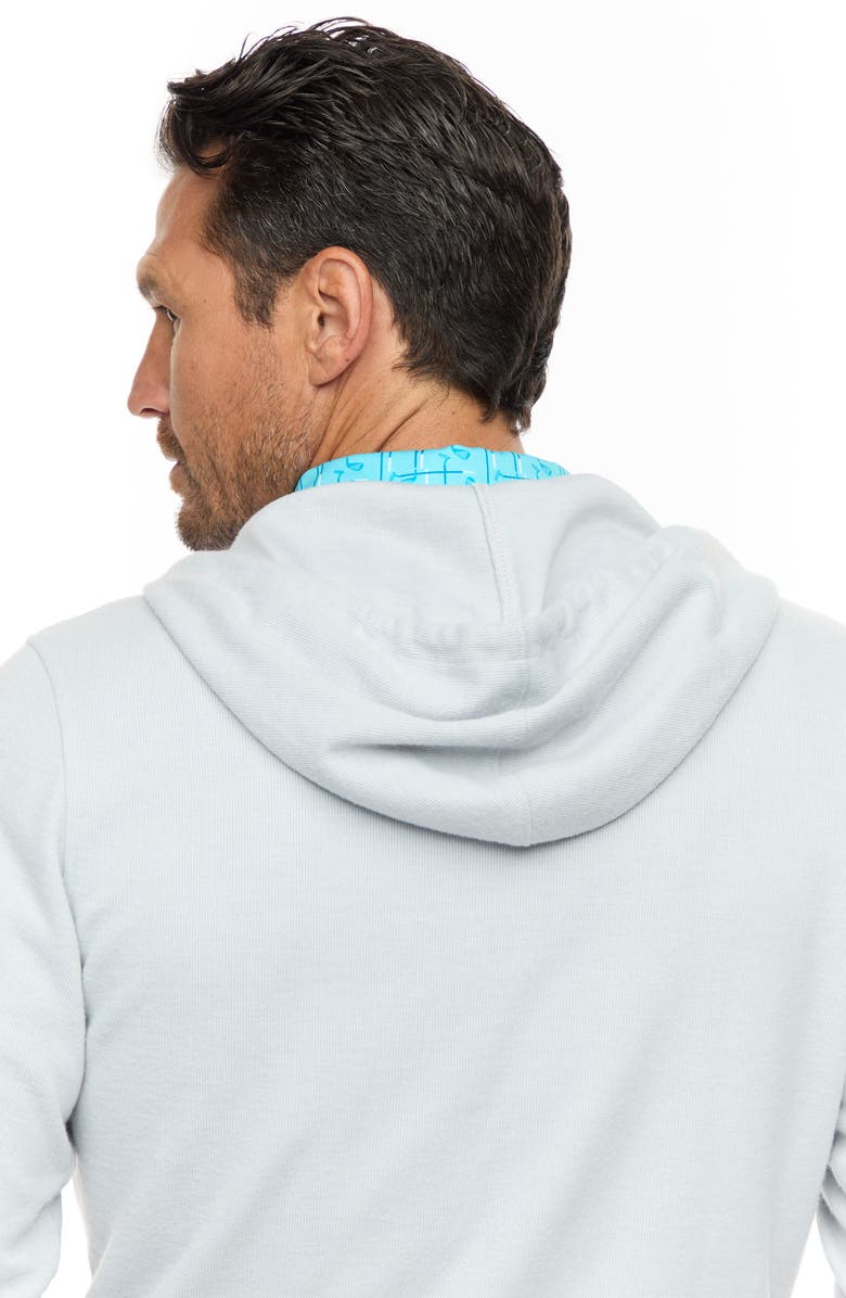 Robert Graham Bolton Hooded Knit Pullover, Alternate, color, Light Grey