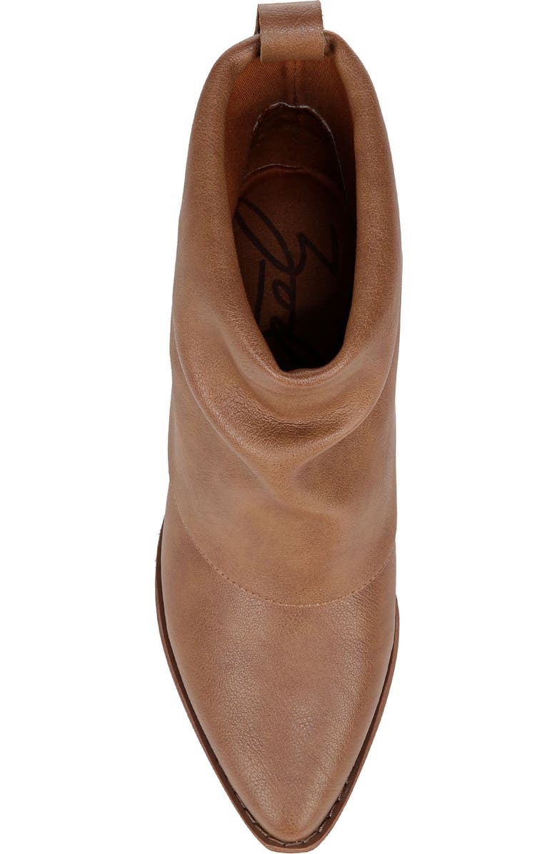 Zodiac Malina Snake Embossed Western Bootie, Alternate, color, Warm Taupe