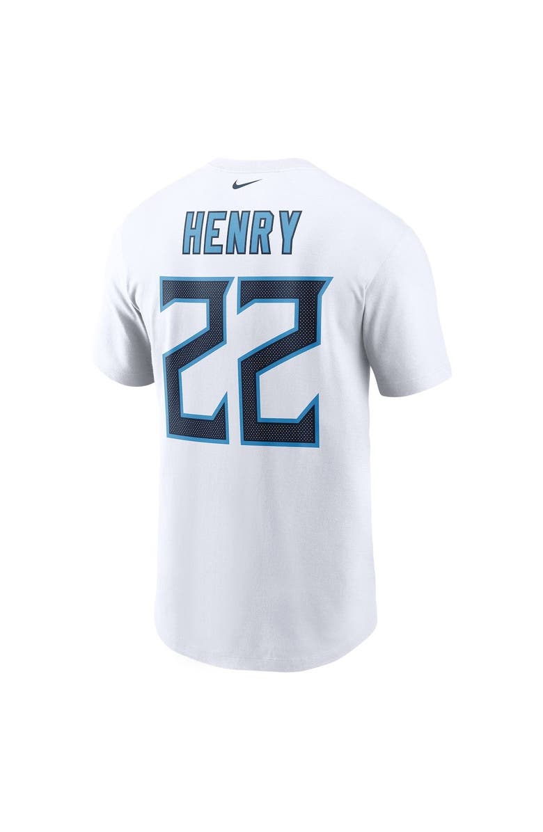 Nike Men's Nike Derrick Henry White Tennessee Titans Name & Number T-Shirt, Alternate, color, 